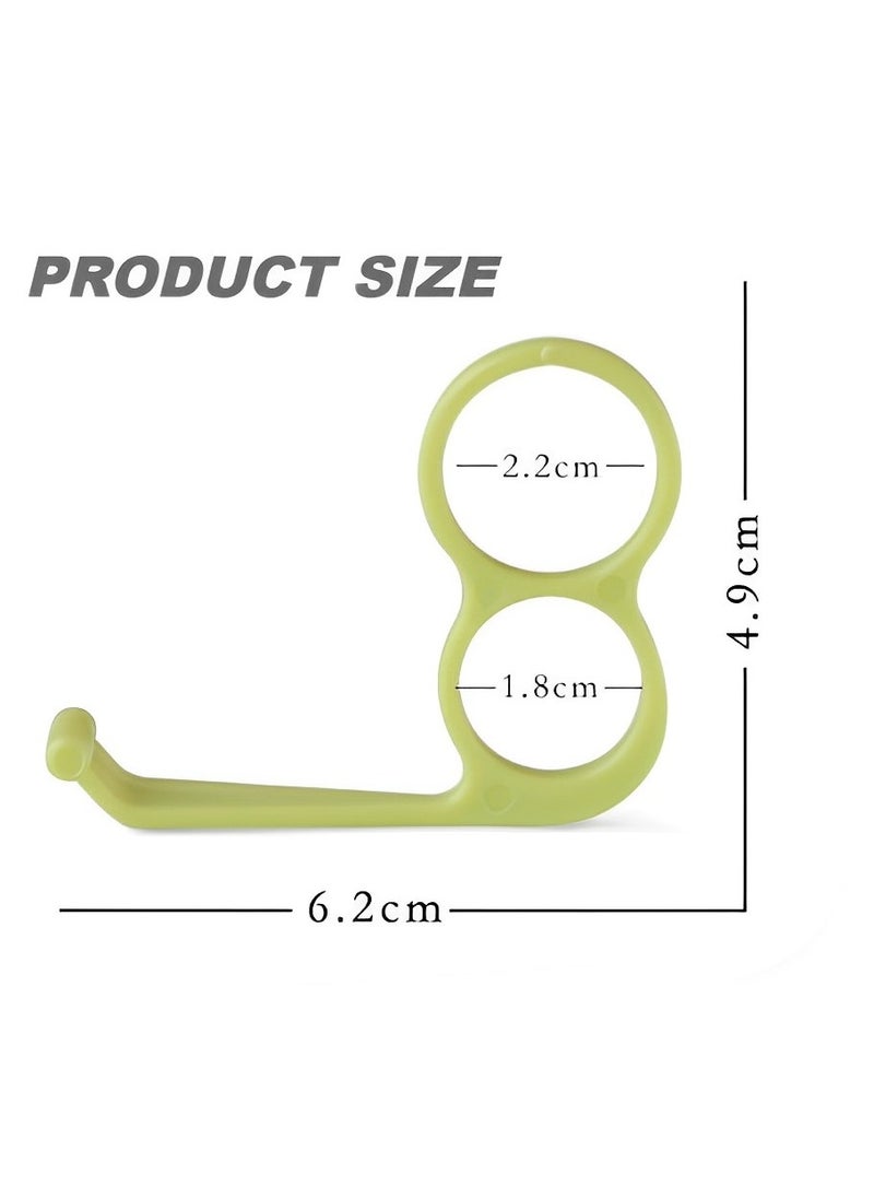 BenQuand - 8Pcs Finger Ring Phone Holder Stand/Phone Finger Holder/Cell Phone Stand for Desk/Phone Holder for Finger/Reduce Finger Pressure for Easy Carrying - Image 1