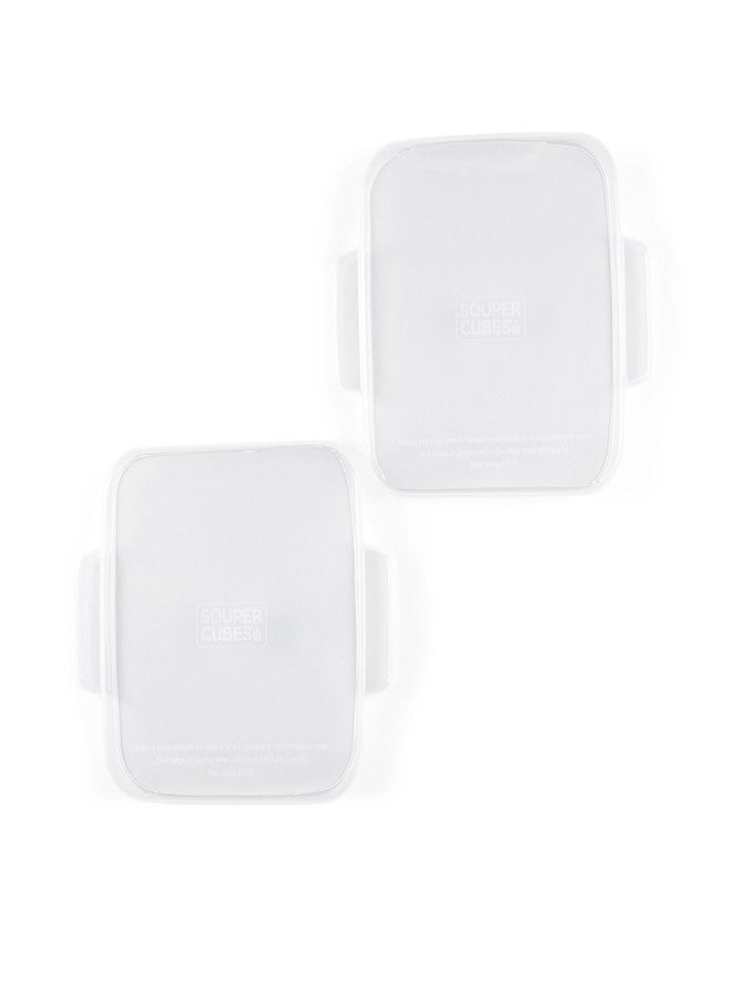 Souper Cubes 5 x 5 Stoneware Ceramic Baking Dishes Replacement Silicone Covers, Set of 2, Stoneware Not Included - Image 1