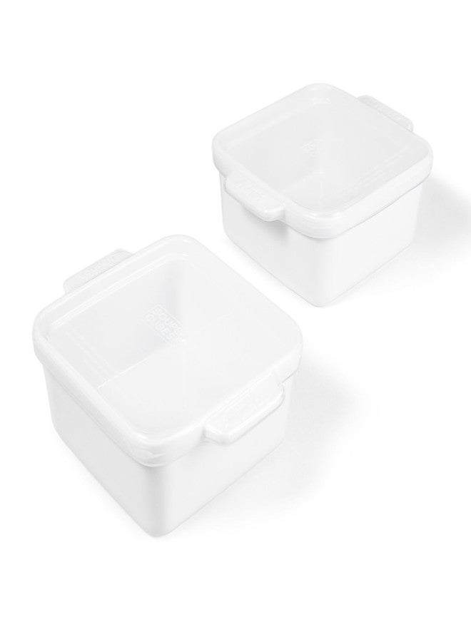 Souper Cubes 5 x 5 Stoneware Ceramic Baking Dishes Replacement Silicone Covers, Set of 2, Stoneware Not Included - Image 3