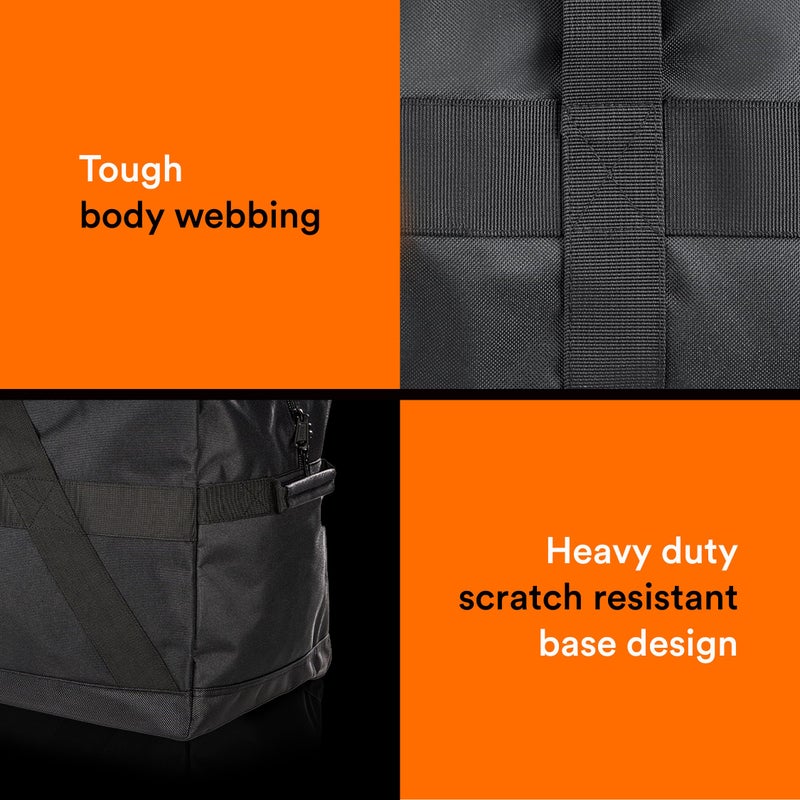 Fitdom 123L 42" Heavy Duty Extra Large Duffle with Upgrade Zipper, Durable & Water Resistant. Perfect as Camping Bag Travel Storage Tent Storage Sports Equipment Bag For Coaches & More - Image 5