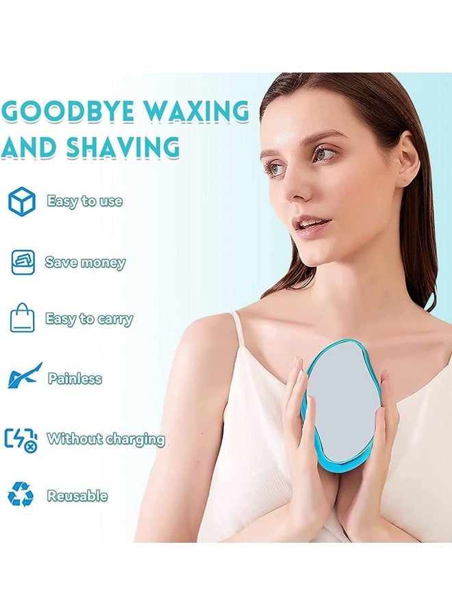 DOKDO Crystal Hair Eraser, Crystal Hair Remover Crystal Stone, Portable Magic Hair Remover for Arms Legs Back, Painless Hair Removal for Women Apply to Any Part of the Body (Multicolor) - Image 4