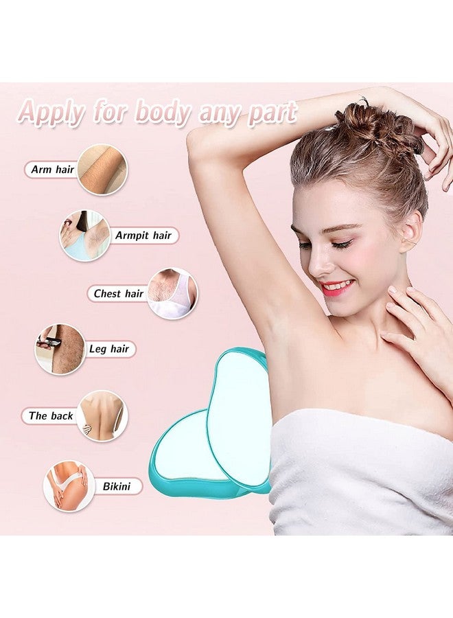 DOKDO Crystal Hair Eraser, Crystal Hair Remover Crystal Stone, Portable Magic Hair Remover for Arms Legs Back, Painless Hair Removal for Women Apply to Any Part of the Body (Multicolor) - Image 3