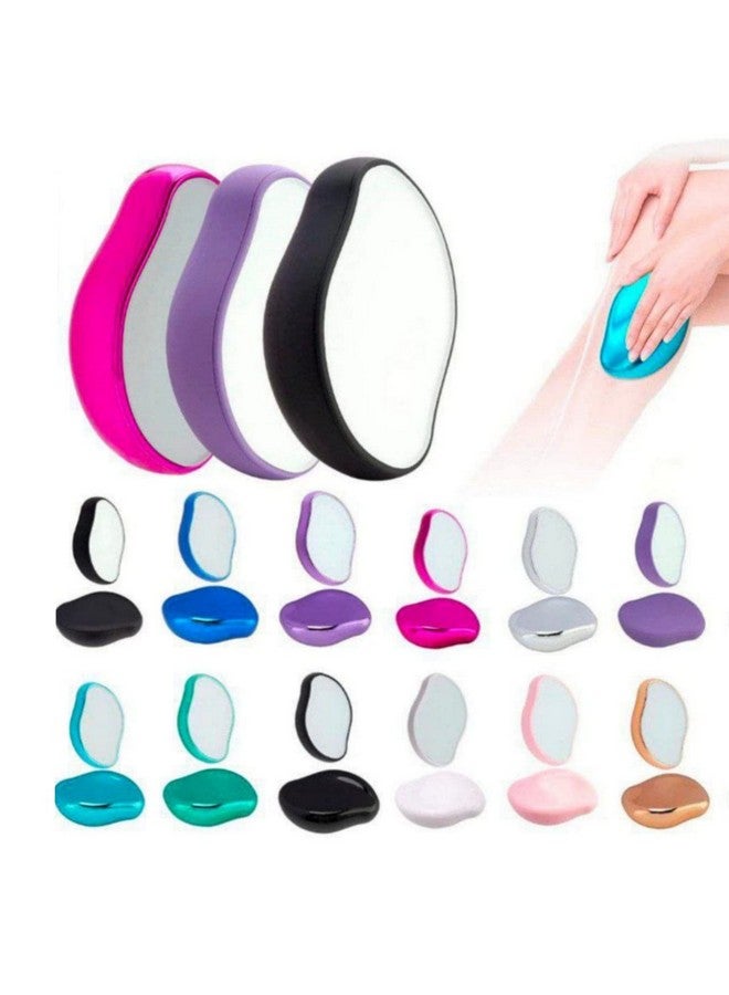 DOKDO Crystal Hair Eraser, Crystal Hair Remover Crystal Stone, Portable Magic Hair Remover for Arms Legs Back, Painless Hair Removal for Women Apply to Any Part of the Body (Multicolor) - Image 1
