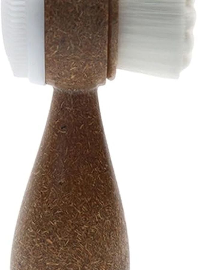 Vertical Stand Double Sided Facial Brush Soft Bristle For Delicate Dry Skin - Image 2