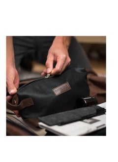 manscaped MANSCAPED The Shed Men's Premium Quality Toiletry Bag, PU Leather Dopp Kit, Bathroom Travel Bag, Shaving Kit Case, Trimmer Bag  - Image 2