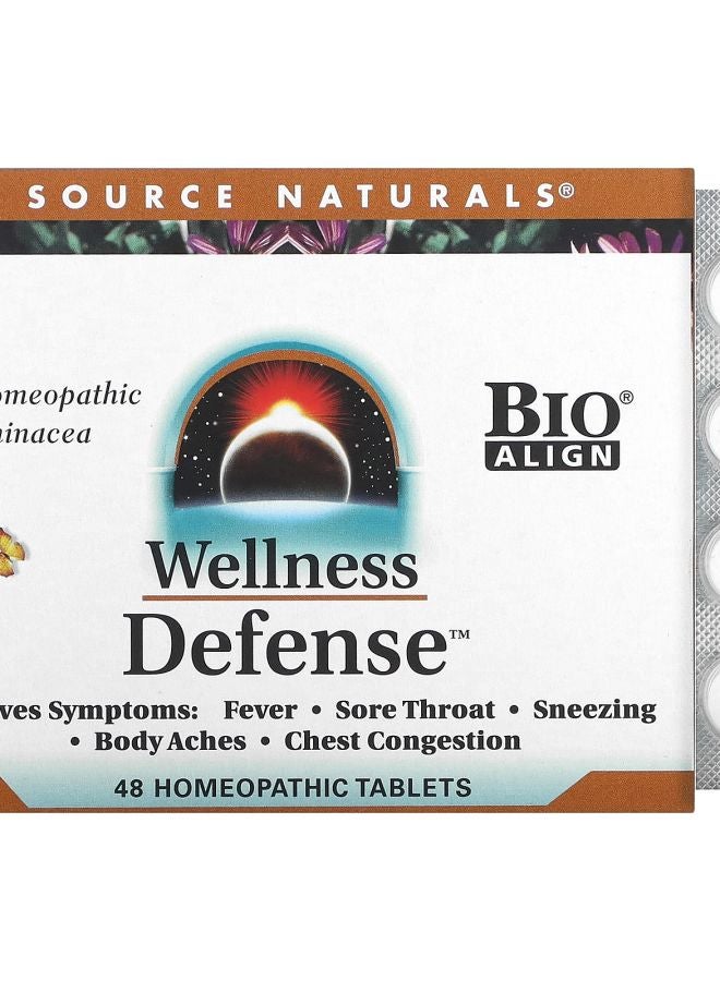 Wellness Defense 48 Homeopathic Tablets