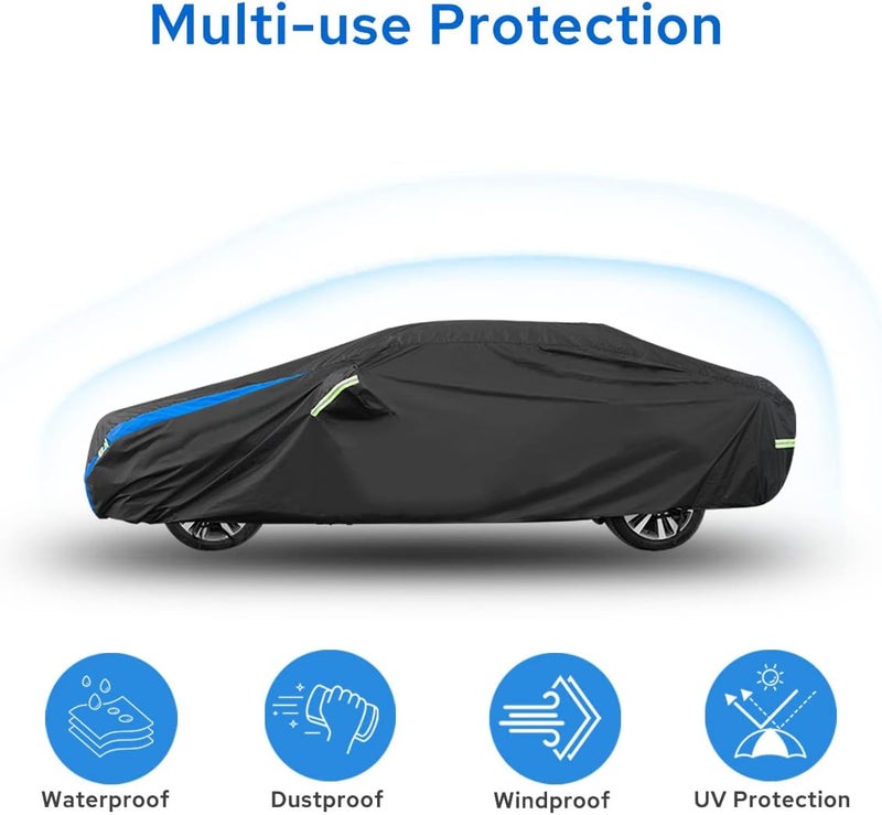Avecrew Custom Fit Car Cover for Camaro - Waterproof All Weather Protection with Side Door Zipper - Image 3