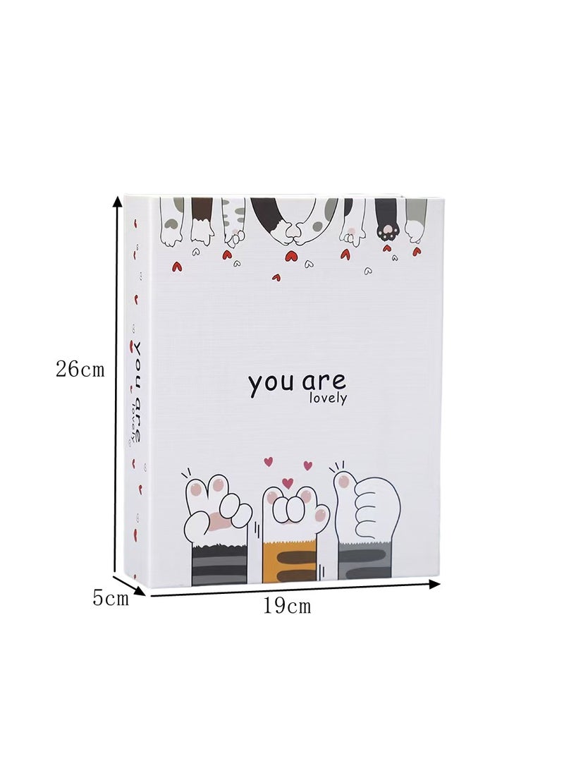 DELGREEN 200 Pockets Stamping Photo Album for 6 Inches Photos Portable Photo Album for Family Wedding Boys Girls  - Image 2