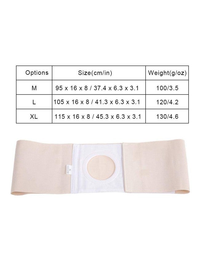 klarako Ostomy Hernia Belt, Elastic Ostomy Hernia Belt for Colostomy Bag Abdominal Binder with Stoma Opening Navel Hernia Support, Help Relieve Pain for Incisional, Epigastric, Ventral, Inguinal Hernia(L)  - Image 2