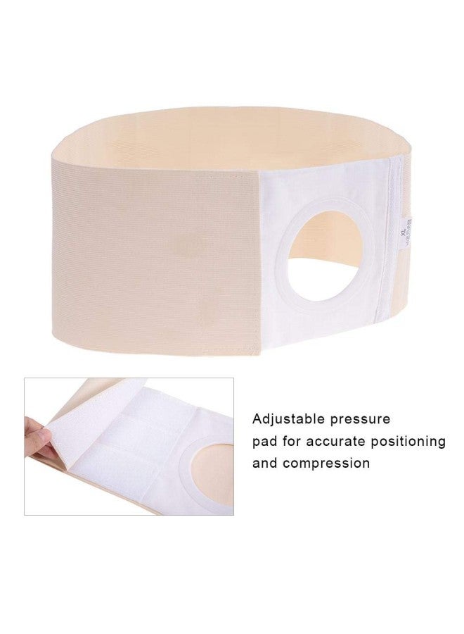 klarako Ostomy Hernia Belt, Elastic Ostomy Hernia Belt for Colostomy Bag Abdominal Binder with Stoma Opening Navel Hernia Support, Help Relieve Pain for Incisional, Epigastric, Ventral, Inguinal Hernia(L)  - Image 5