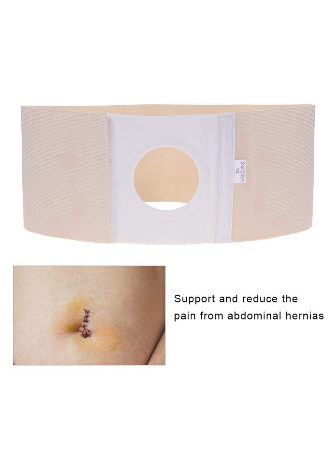 klarako Ostomy Hernia Belt, Elastic Ostomy Hernia Belt for Colostomy Bag Abdominal Binder with Stoma Opening Navel Hernia Support, Help Relieve Pain for Incisional, Epigastric, Ventral, Inguinal Hernia(L)  - Image 4