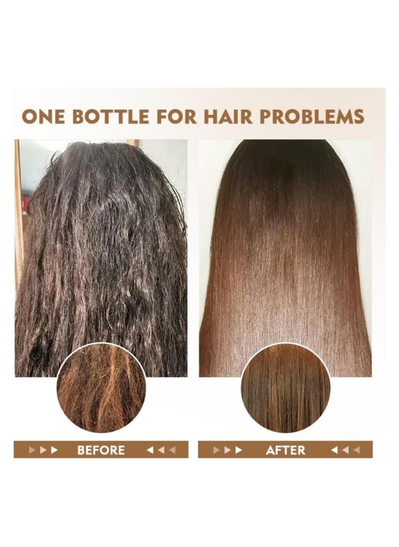 Karseell - Karseell BNC Collagen Hair Treatment Deep Repair Conditioning Argan Oil Collagen Hair Mask Essence for Dry Damaged Hair All Hair Types 16.90 oz 500ml - Image 1