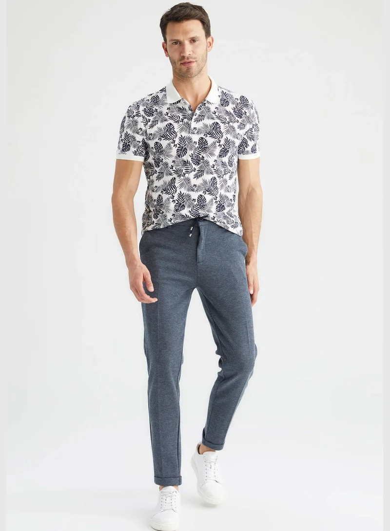 DeFacto Slim Fit Short Sleeve Printed T-Shirt