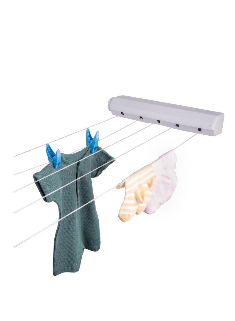 Retractable Clothesline Wall Mounted Clothes Dryer Line - Image 4