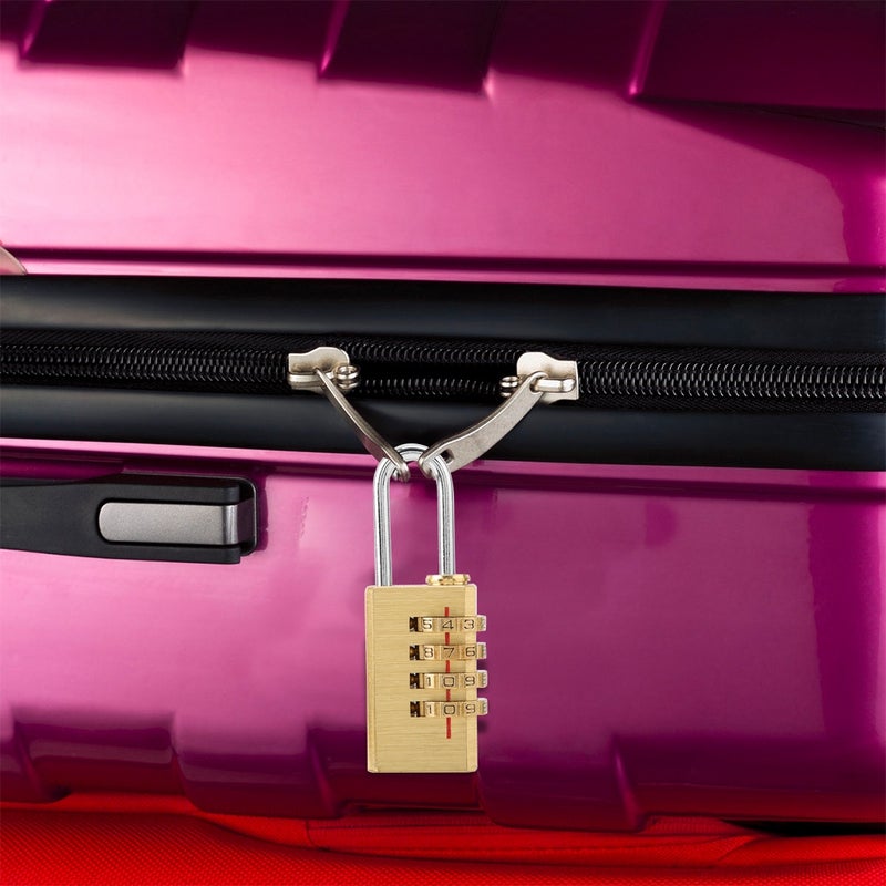 Luggage Padlock Resettable Digital lock Mini 4 Digits Number Password Copper Code Lock - Image 4