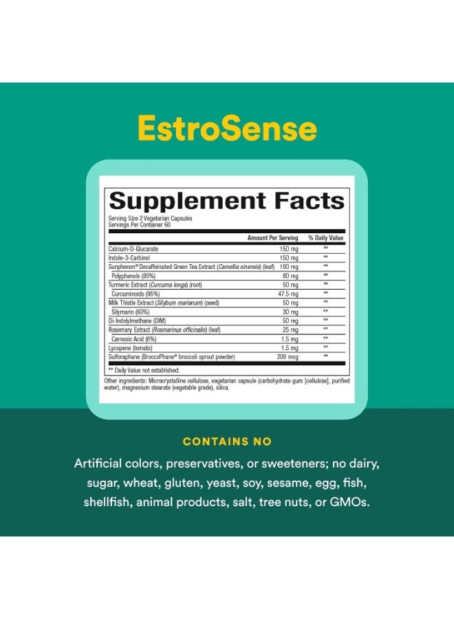 ناتشرال فاكتورز WomenSense، EstroSense، 120 كبسولة نباتية - Image 3