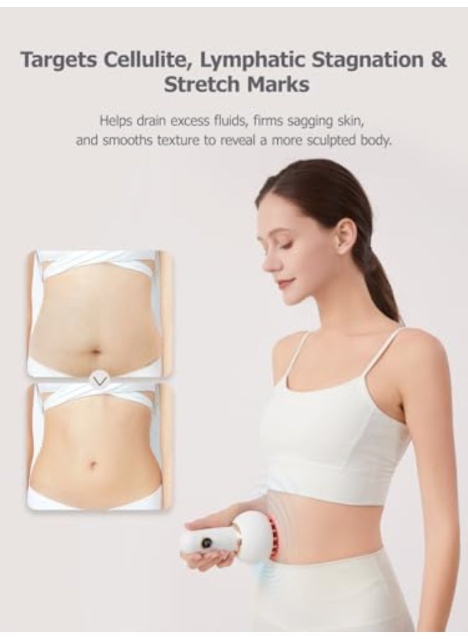 General Paiaito Lymphatic Drainage Massager & Anti Cellulite Massage Tool, Helps Reduce Stretch Marks & Cellulite, for Legs, Arms & Belly, Body Sculpting Machine with Microcurrent, Light, Heat & Vibration  - Image 1