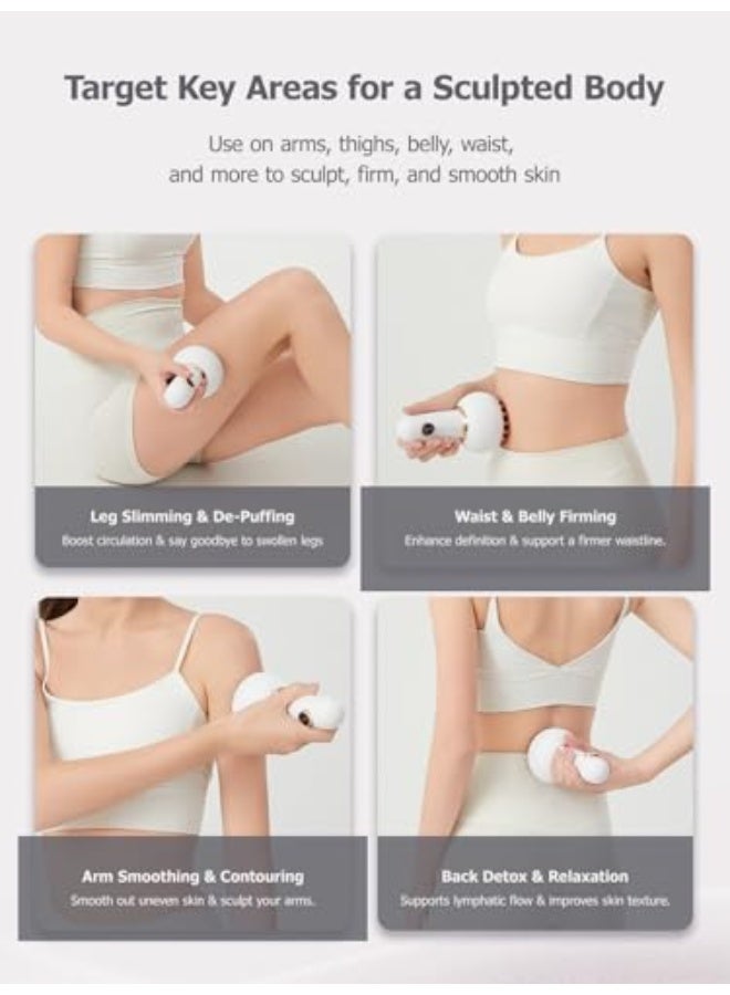 General Paiaito Lymphatic Drainage Massager & Anti Cellulite Massage Tool, Helps Reduce Stretch Marks & Cellulite, for Legs, Arms & Belly, Body Sculpting Machine with Microcurrent, Light, Heat & Vibration  - Image 3