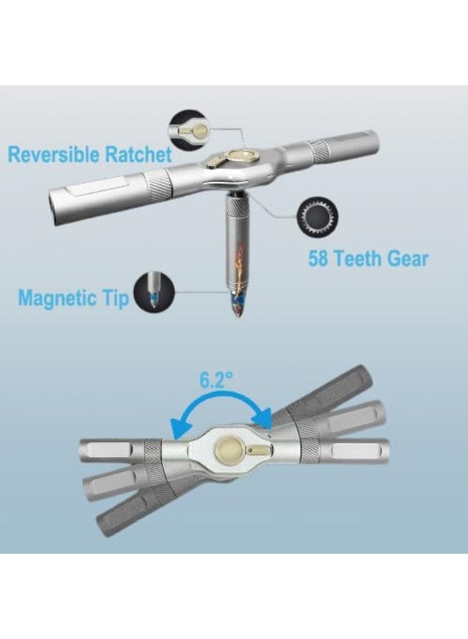 Soofam 24-in-1 Screwdriver Set with Magnetic S2 Precision Bits, Detachable Handle, Ideal for Watch, Electronics, PC, Laptop, and DIY Repairs - Image 3