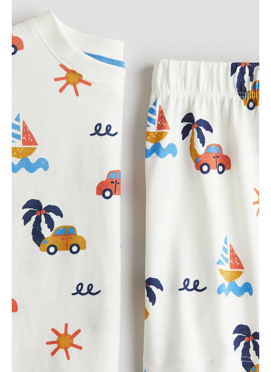 H&M Printed Jersey Pyjamas