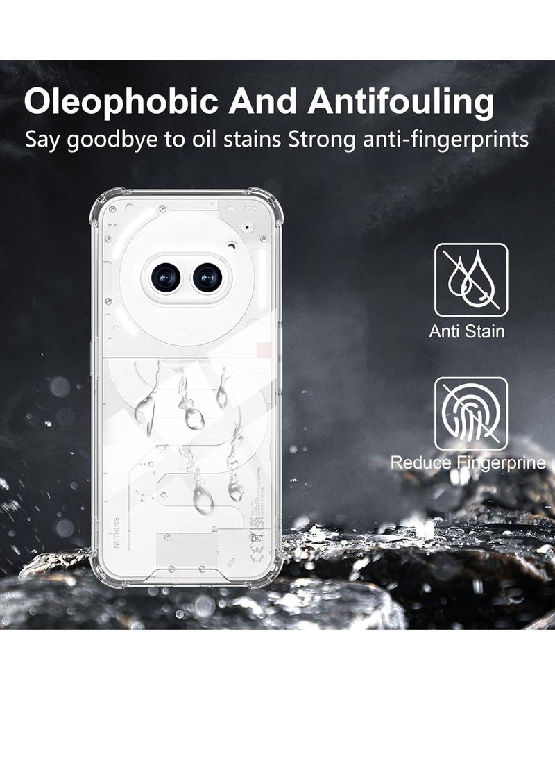 ELTRAZONE Compatible Case for Nothing Phone 2A 5G – Soft TPU Silicone Cover with Tempered Glass Screen Protector [2 Pack] – Shockproof Crystal Clear Transparent Protection for Nothing Phone 2A 5G - Image 5