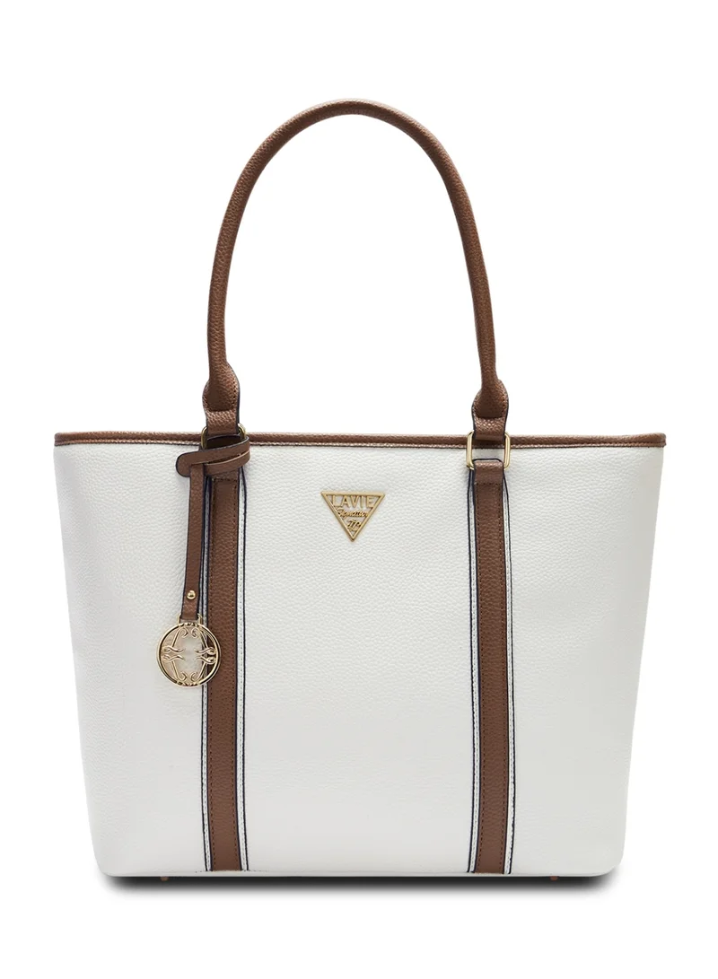 Signature Las Vegas Woman's Tote Bag(Offwhite)