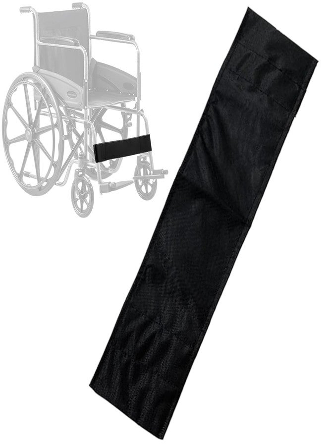 MESINURS Wheelchair Calf Strap - Soft Padded Leg Support Belt for Transport Chair & Footrest, Prevents Leg Sliding & Spasm for Elderly or Disabled(20" L) - Image 1