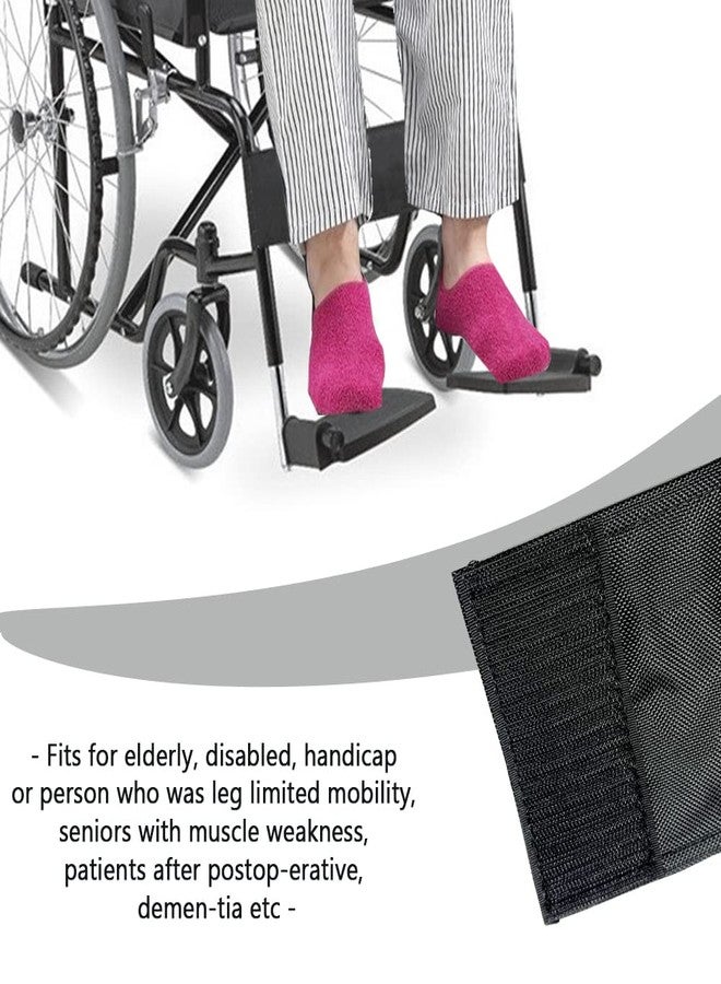 MESINURS Wheelchair Calf Strap - Soft Padded Leg Support Belt for Transport Chair & Footrest, Prevents Leg Sliding & Spasm for Elderly or Disabled(20" L) - Image 5