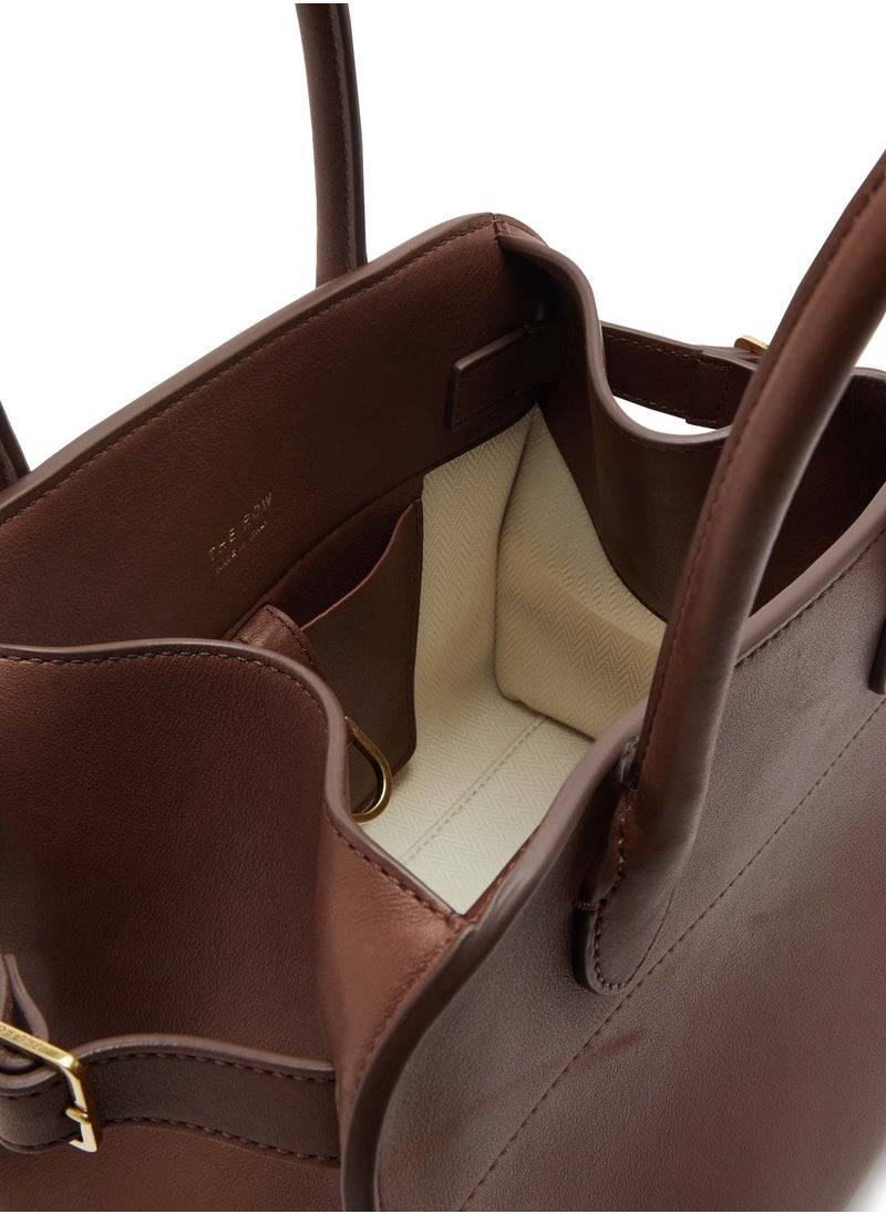 TR - The Row Margaux 10 Top-Handle Bag in Plain Leather - Image 1