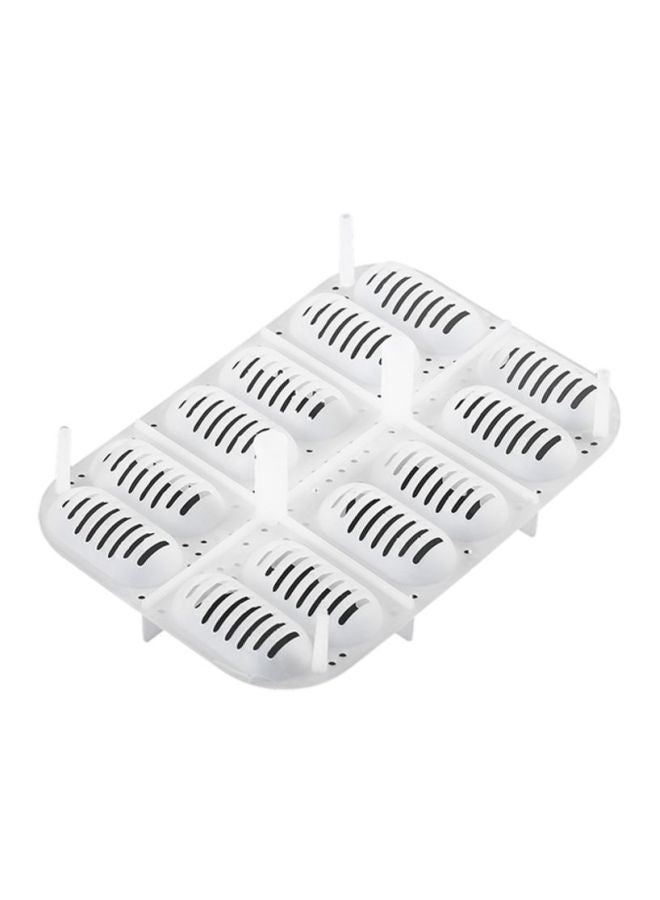 12-Holes Reptile Egg Incubation Tray With Thermometer Clear - Image 3
