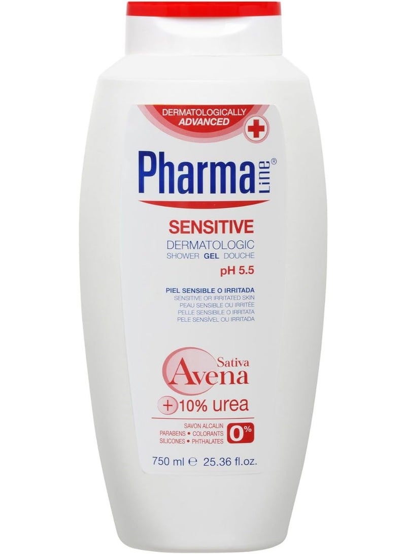 PharmaLine Sensitive Dermatologic Shower Gel 750ML