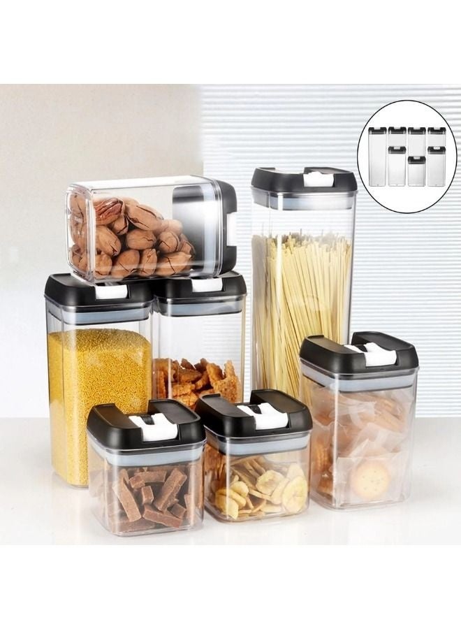 فالمر 7قطع صندوق تخزين الطعام مع غطاء سهل القفل لتنظيم وتخزين مخزن المطبخ - Image 2