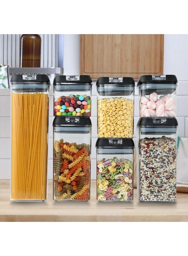 فالمر 7قطع صندوق تخزين الطعام مع غطاء سهل القفل لتنظيم وتخزين مخزن المطبخ - Image 3