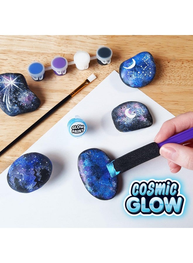 ArtSkills Rock Painting Kit with Geode, Mandala & Glow in The Dark Rock Painting, Arts and Crafts for Kids - Image 5