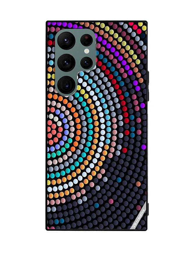 VR CREATIVE Protective Case Cover For Samsung Galaxy S22 Ultra 5G Loads Of Color Art Design Multicolour - Image 1