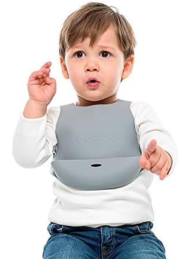 Minikoioi Flexi Bib Grey - Image 4