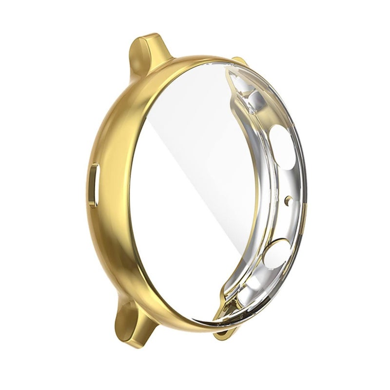 Electroplated Golden Scratch Resistant TPU Watch Case For Active Easy Installation Protective Cover - Image 2