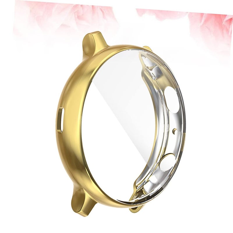Electroplated Golden Scratch Resistant TPU Watch Case For Active Easy Installation Protective Cover - Image 5