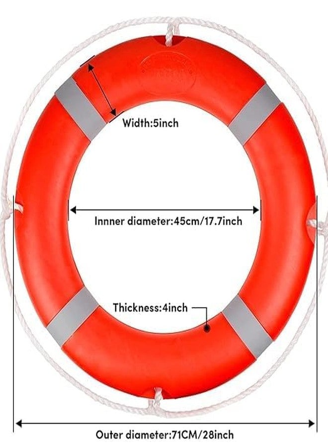 TOPRAK Rubber Floating Ring Bracelet Buckle Swimming Equipment with Water Rescue Life-Saving Rope (Multicolor) - Image 2