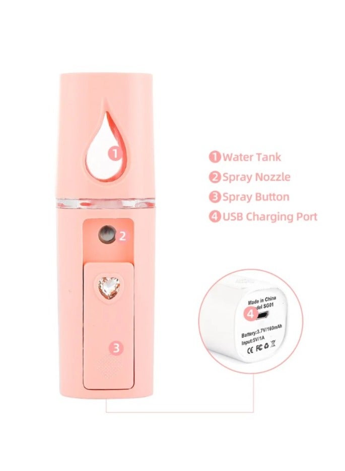20ml Nano Mist Sprayer Top Mirror Design Nutrient Absorption Sprayer Skin Moisturizing Hydration Nebulizer Hydrating Humidifier - Image 4