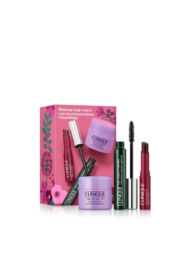 كلينيك مجموعة مكياج مع حقيبة