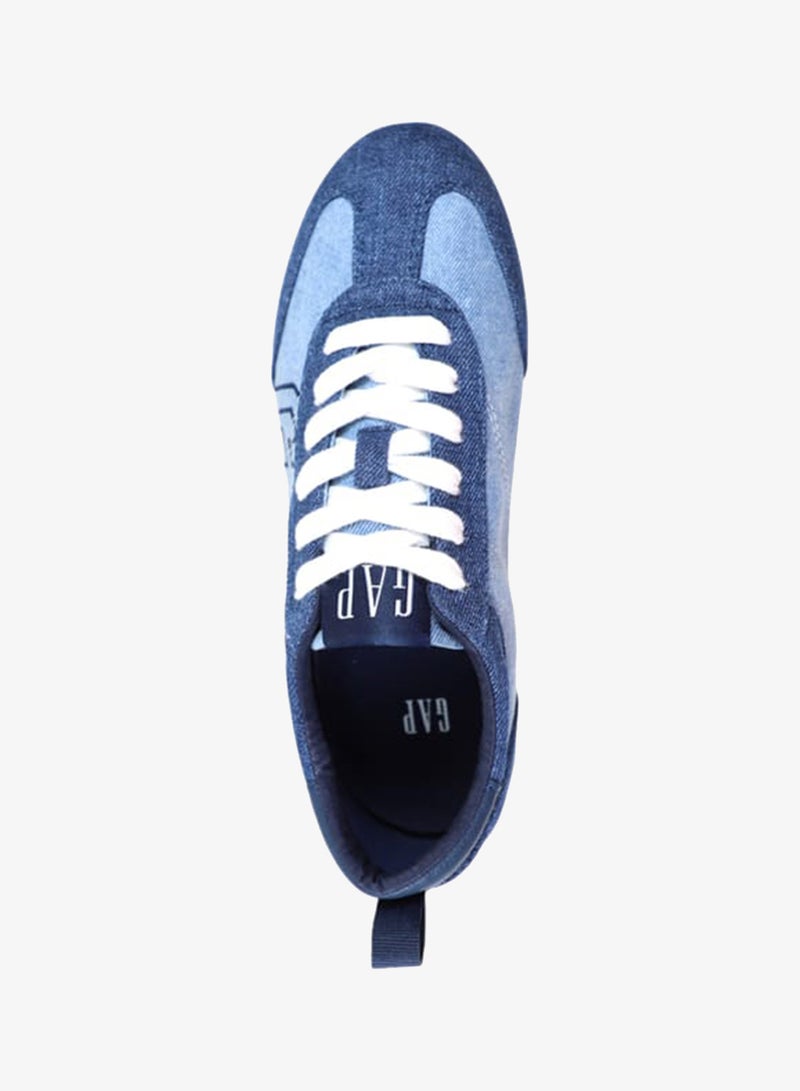 GAP Women's Logo Detail Sneakers with Lace-Up Closure - MIAMI - Image 4