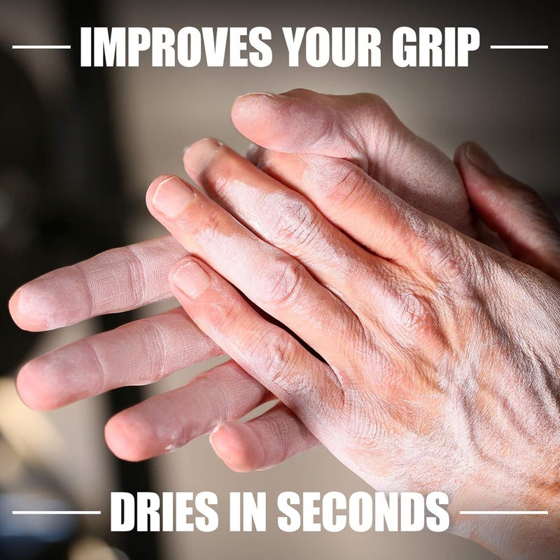 Cramer Liquid Gym Chalk, 200mL (6.76oz), Bottle of Liquid Grip Solution for Improving Grip During Weightlifting, Power Lifting, Gymnastics, Pole Fitness, & Rock Climbing, Less Messy Than Block Chalk - Image 3