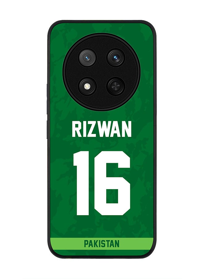 Stylizedd For Honor X9c / Honor Magic7 Lite 5G Case,Slim fit Camera Protection, Shockproof Thin Phone cover  - Pakistan Mohammad Rizwan, Jersey No 16 - Image 1