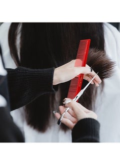 Allegro Combs 420 Hair combs Barber Comb Comb Set Hair Cutting Combs Pocket Comb Combs for Hair Stylist Styling Comb Black Red and white Combs 6 pk.  - Image 5