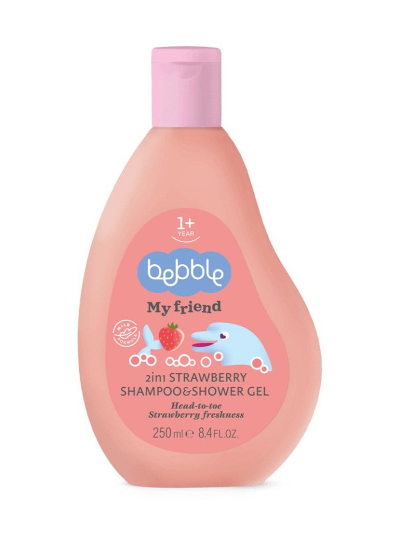 bebble Duo Set: 2In1 Banana Shampoo & Shower Gel + 2In1 Strawberry Shampoo & Shower Gel - Image 4