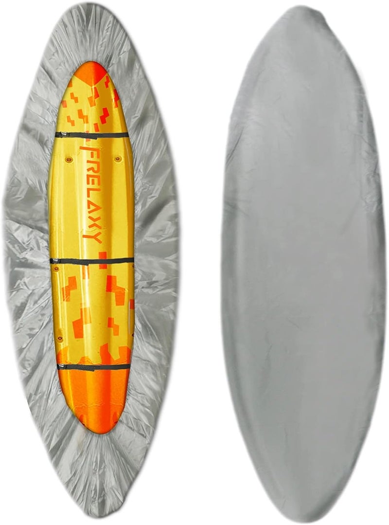 Frelaxy 420D Kayak Cover, Heavy Duty Waterproof UV Resistant Kayak Covers for Outdoor Storage, Ultra Strong Canoe Storage Dust Cover, Great for Indoor & Outdoor 9.8-13.5ft - Image 1