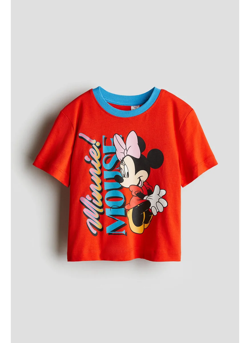H&M Print-Motif Cotton T-Shirt