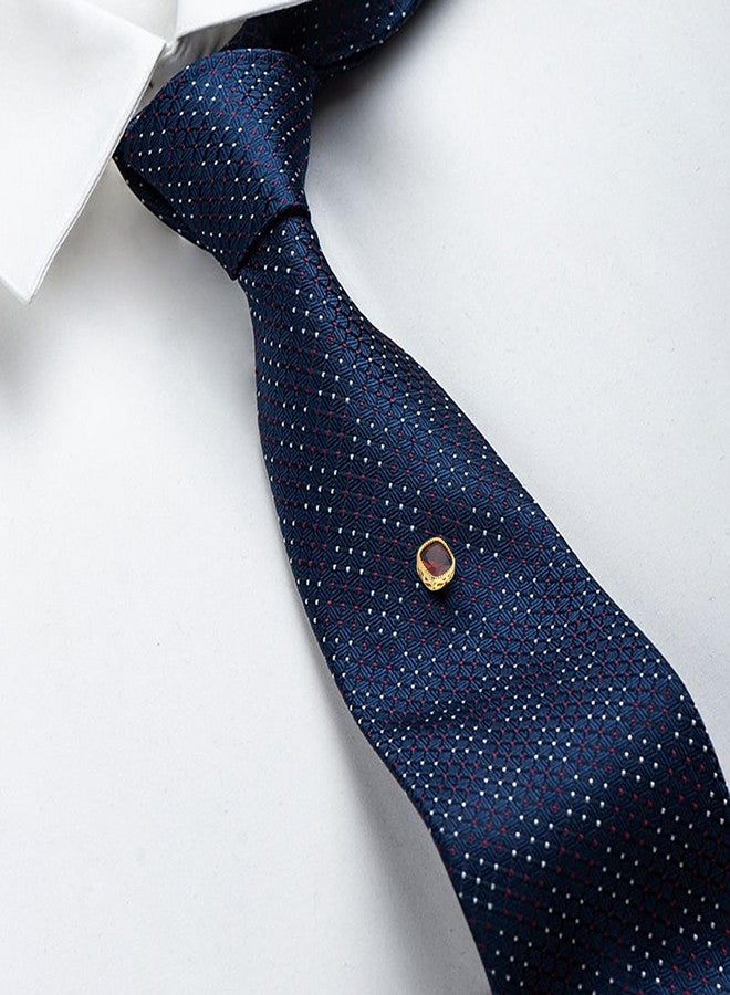 HAWSON Tie Pins Tie Tacks for Men,Crystal Tie Pin with Chain,Wedding Business Accessories. - Image 5