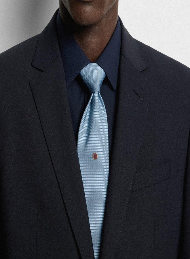 HAWSON Tie Pins Tie Tacks for Men,Crystal Tie Pin with Chain,Wedding Business Accessories. - Image 4